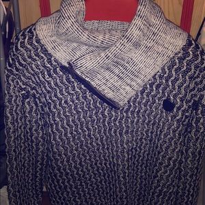 Men’s zip front turtleneck sweater